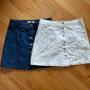 2 Jean Skirts